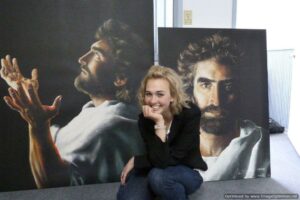 Krimarik, Akiane with paintings age 17 2011