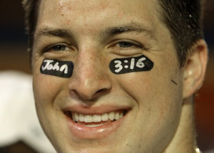 Tebow with John 316