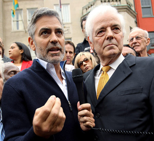 Clooney with father, Nick