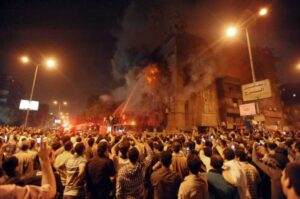 Egypt church burning 2012