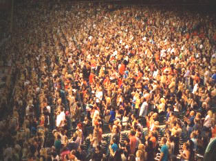 Harvest crusade crowd