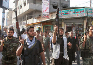 Young men in Gaza