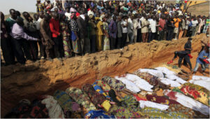 Mass grave near Jos, filled with Christians killed in early March