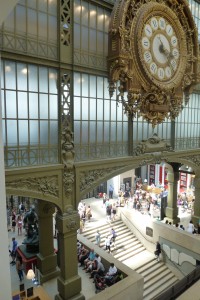 Interior of Musee d'Orsay in Paris