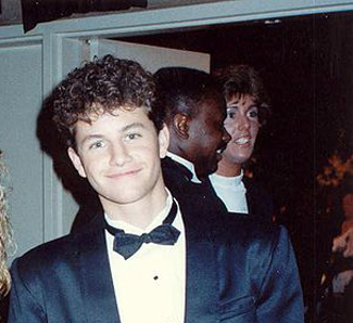 Kirk Cameron at Emmy's, 1989