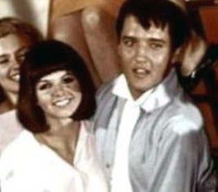 Sandy with Elvis
