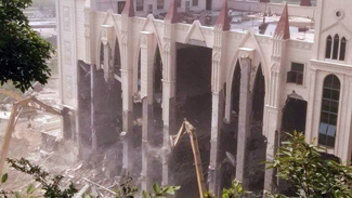 Demolition of church April 28th