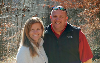 Trent and Kelli, shortly after he received Christ