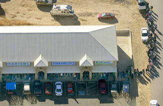 Buyers line up in Pueblo, Colorado to buy pot