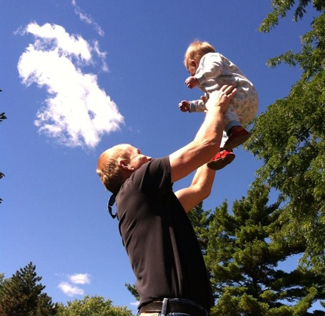 Giselle with her dad