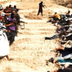 ISIS photos shows mass execution  (photo Islamic State of Iraq and Syria Group via CNN). 