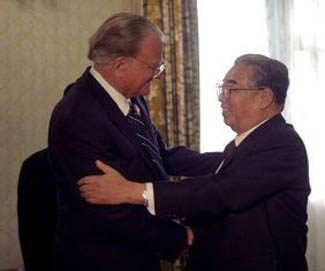 Billy Graham with Kim IL Sung