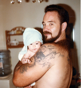 Ed with baby Jessica, 1982