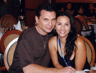 Franzese with his wife