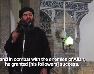 ISIS leader preaches in mosque