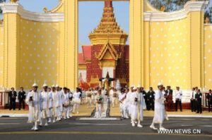 Palace in Phnom Penh, 2013, after death of King Sihanouk