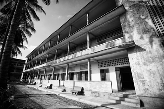 A former high school became S-21 prison