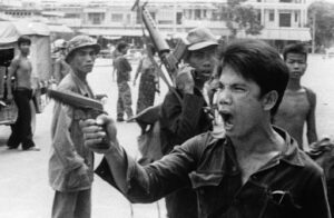 Khmer Rouge takes over the city