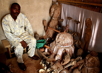Fetish priest in Togo