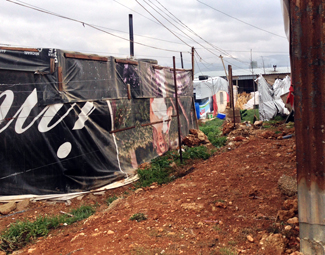 makeshift camps