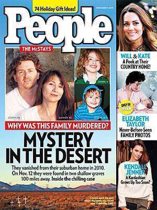 People Magazine cover featuring McStays