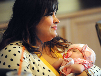 Ruby and baby
