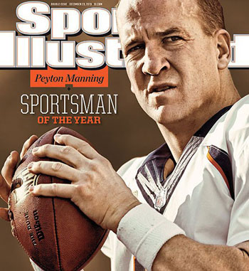 Peyton Manning on Sports illustrated