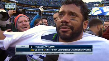 Wilson, in tears, after amazing win