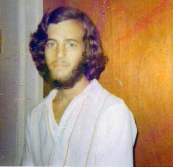 Mike Shreve in his hippie days