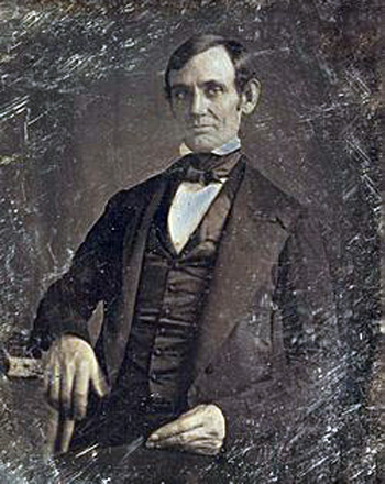 Lincoln in his late 30s