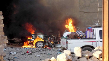 Fighting rages in the city of Ramadi, May 16