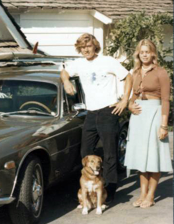 Anna (14 years old) with her brother, a few years before her trouble began
