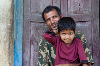 Father and son in Armi