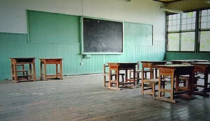 Chairs began to empty in his class as the famine took its toll