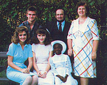 Rouster family in the 1980s