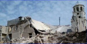 The Syrian Network for Human Rights says 63 churches have been damaged or destroyed so far in four years of civil war