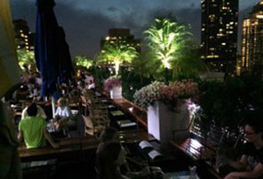 Rooftop bar at 230 Fifth Street