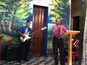 Ministering in the Door Church in Guatemala