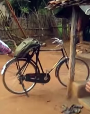 The pastor's bicycle