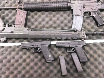 Weapons purchased by the younger Ciccolo