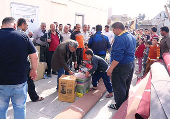 Christian group supplies aid to refugees in Iraq