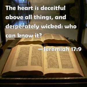 heart deceitful bible