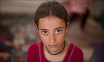 Aisha, a Yazidi girl held by ISIS at 9-years-old