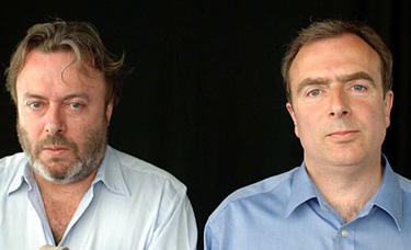 Christopher (left) and Peter Hitchens