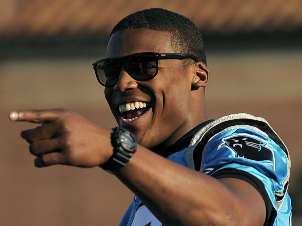 cam newton smile