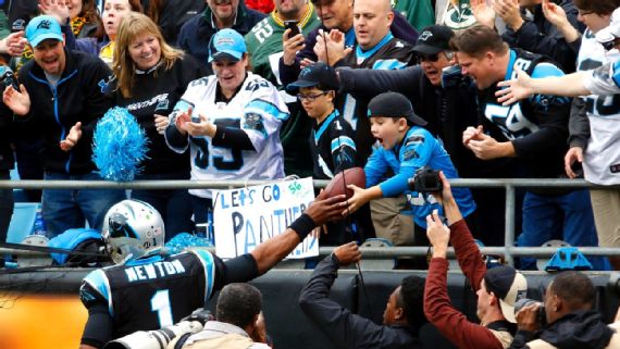 cam newton classy gesture