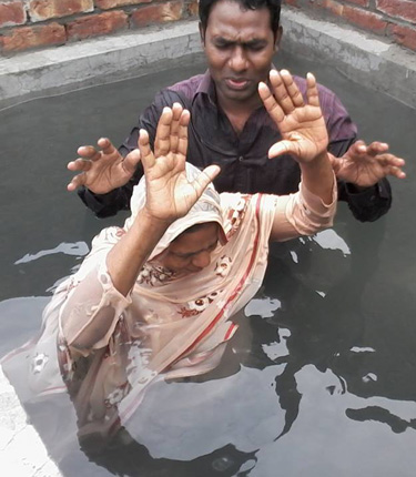Baptism at Kairos Nepali Church