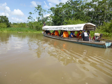 Smaller boat travels to more remote villages