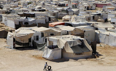 syrian refugee tents