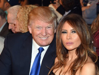 Donald and Melania